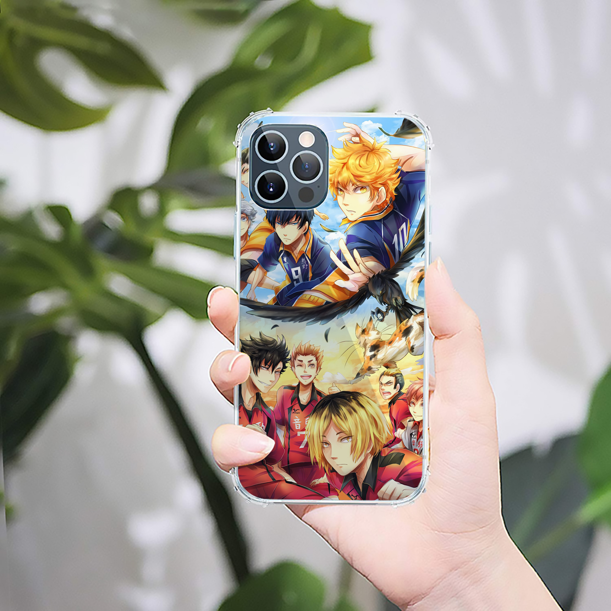 （画像用） ハイキュー!! Haikyu!! 【iPhone 12シリーズ対応】透明スマホケース（クリアソフトケース）
